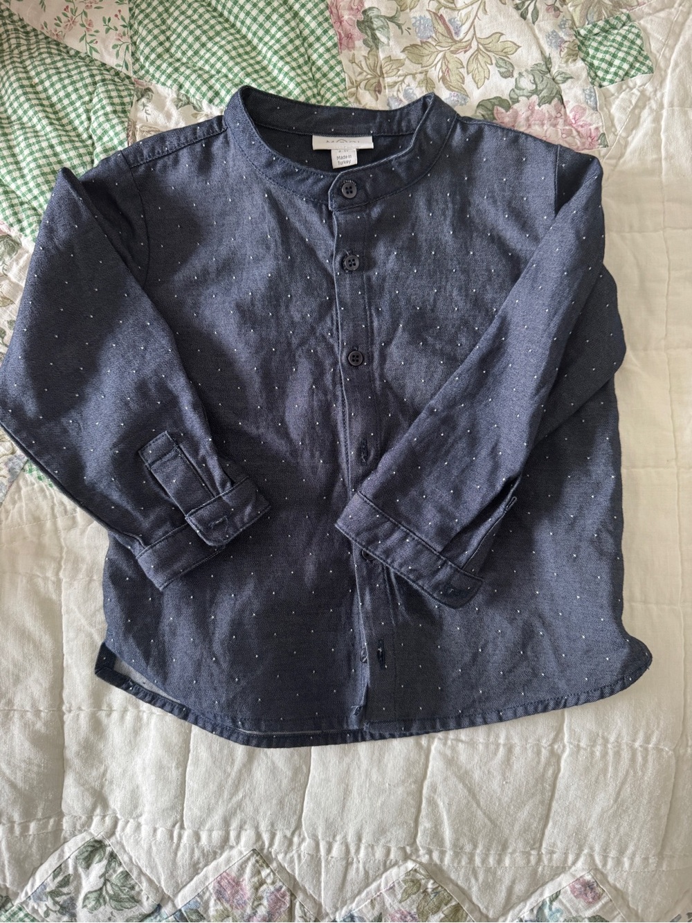 MORI Chambray Long Sleeve Shirt 2-3T